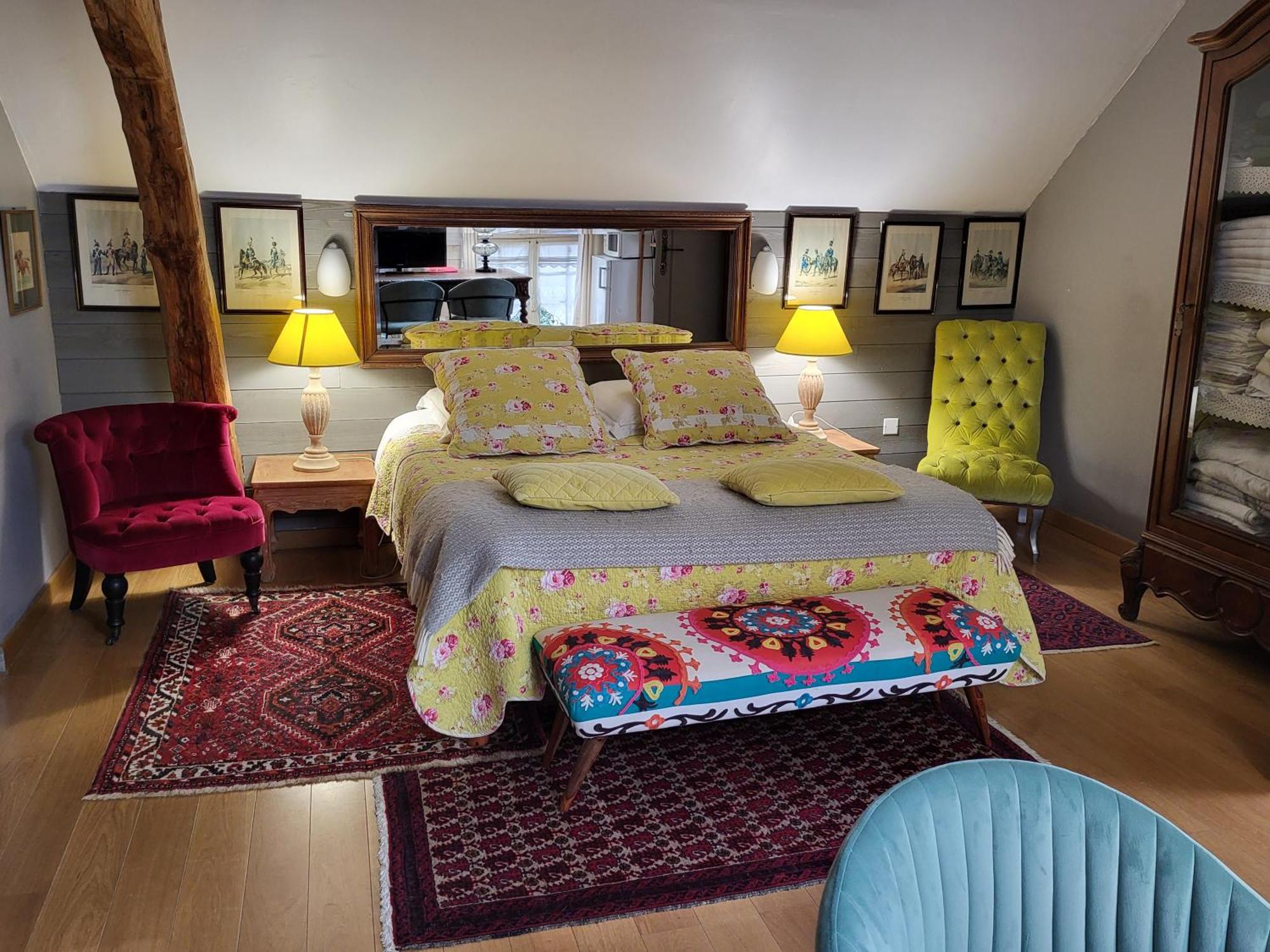 Les Glycines Bed and Breakfast Ury Εξωτερικό φωτογραφία
